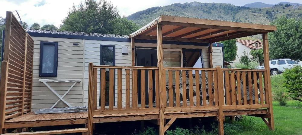 Camping Les Auches 昂塞勒 外观 照片